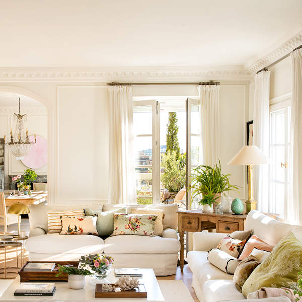 El piso más bonito del mundo: blanco, elegante, lleno de encanto y pequeños detalles que nos enamoran